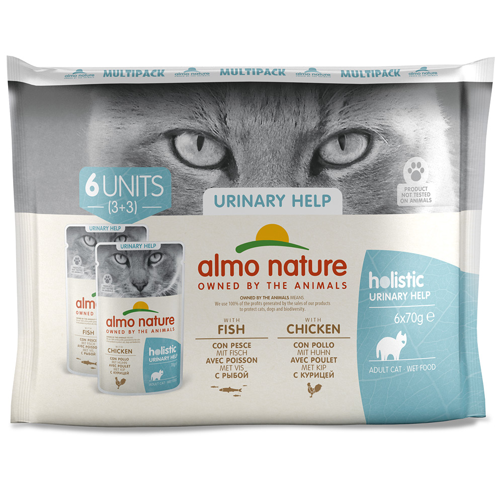 "Almo Nature" Cat Functional Urinary Help Multipack (6 Unidades)