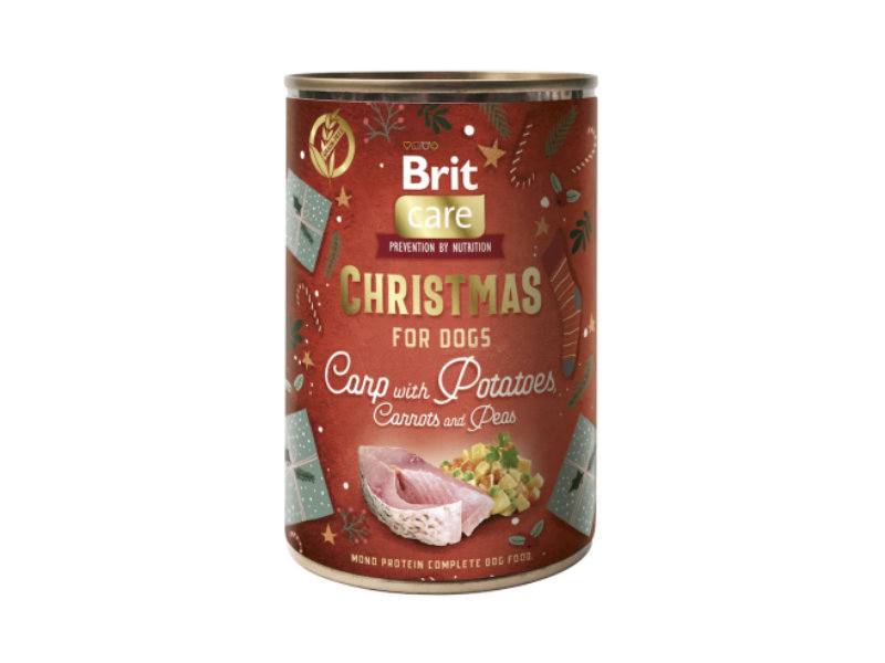 Brit Care Dog Christmas – Alimento Húmido para Cão de Carpa e Batata