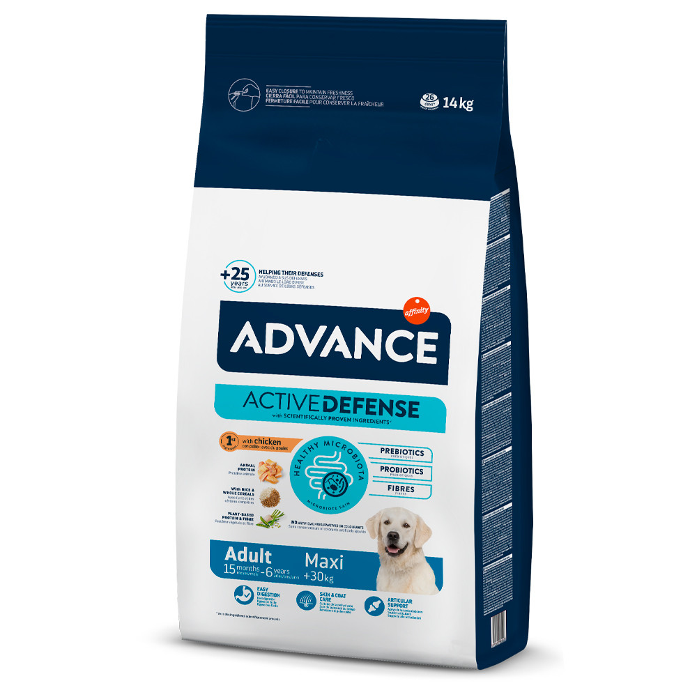 Advance Adult Maxi – Ração Seca para Cão Adulto Grande de Frango e Arroz