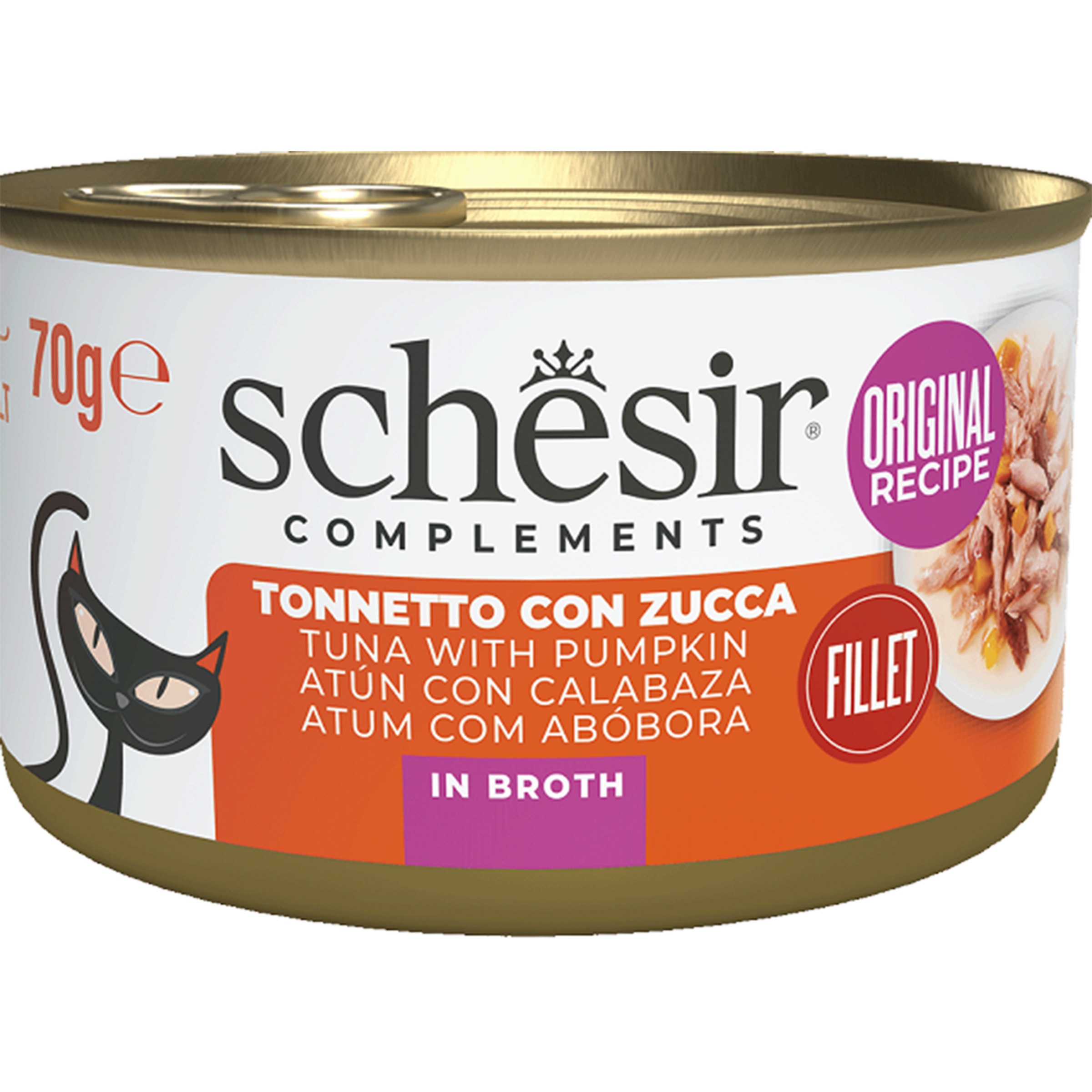 Schesir Gato Atum & Abóbora em Gelatina