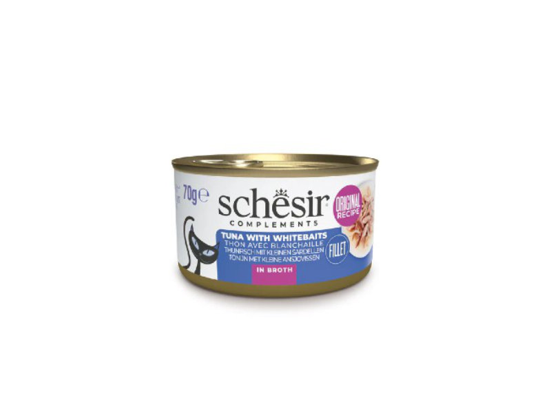Schesir Gato Atum & Anchovas em Caldo