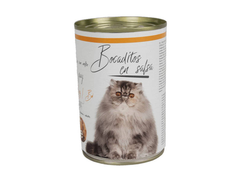 Bocaditos en salsa Alimento Húmido de Boi para Gato