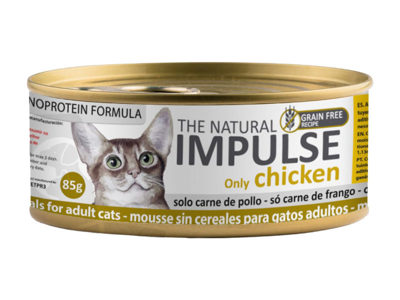 Impulse Cat – Mousse sem cereais com Frango