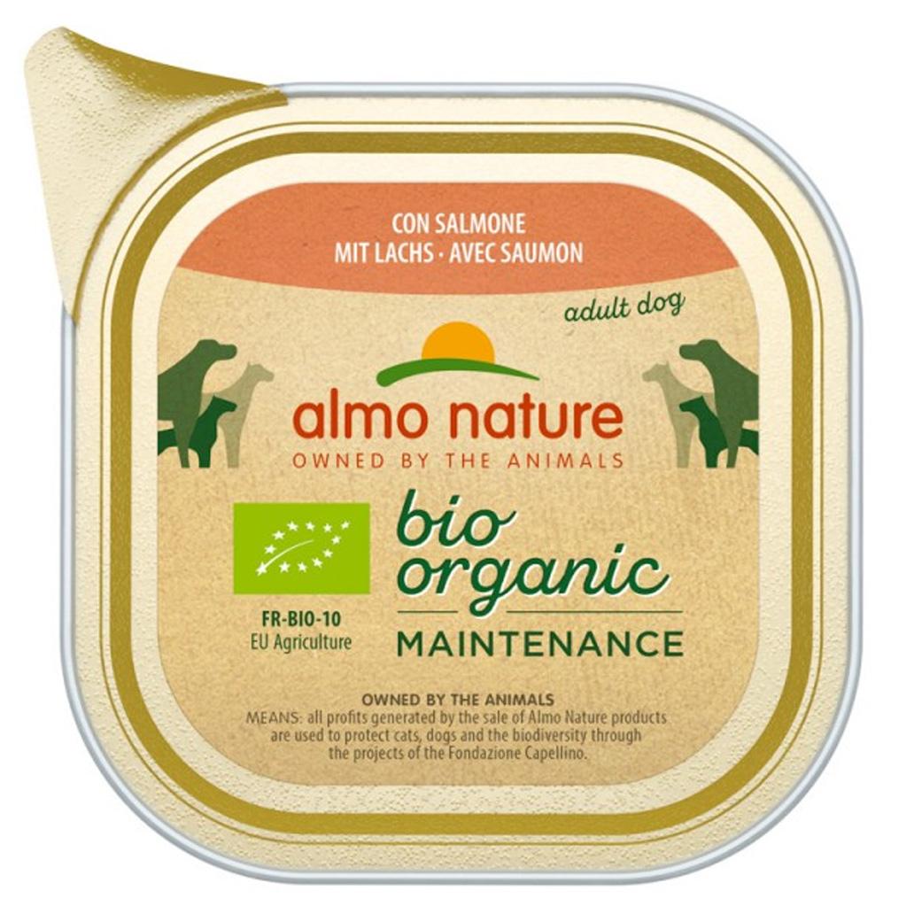 ALMO NATURE Dog Bio Organic – Alimento Húmido Biológico para Cão de Salmão