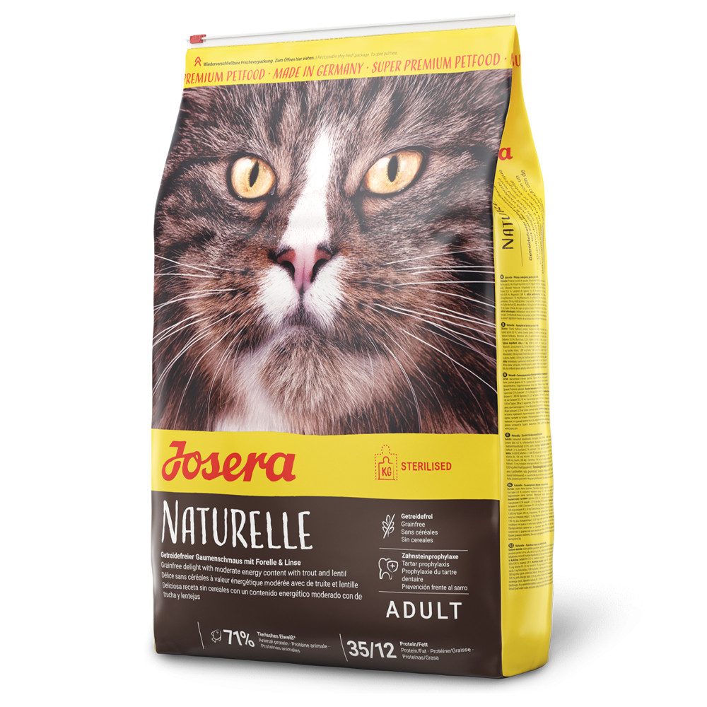 Josera Naturelle – Ração Seca Sem Cereais para Gato Esterilizado