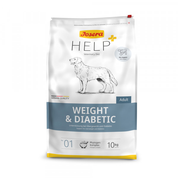 Josera Help Weight & Diabetic – Ração Seca Veterinária para Cães com Excesso de Peso e Diabetes