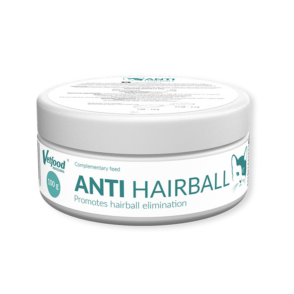 Anti-Hairball da VetFood – Suplemento para prevenção de bolas de pelo em gatos