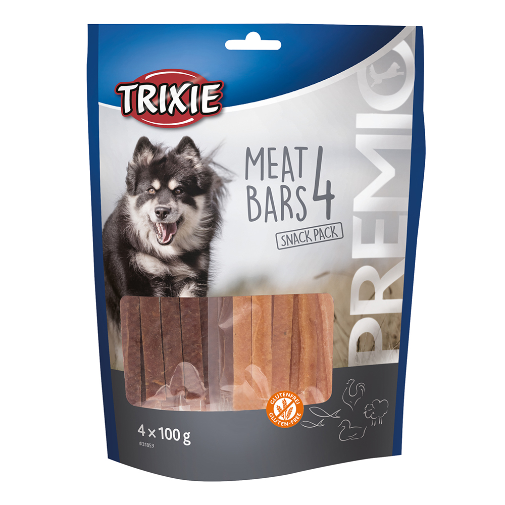 Premio 4 Meat Bars (Galinha, Pato, Cordeiro, Salmão)